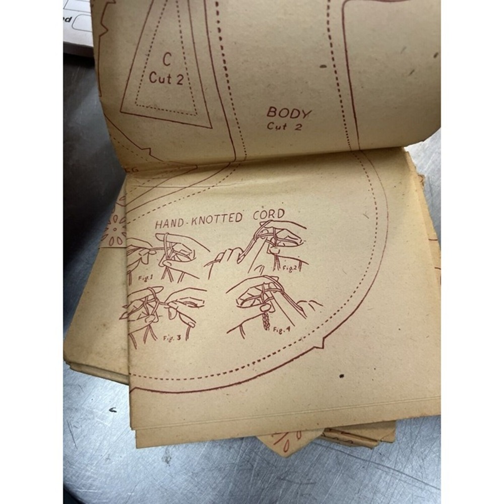 Vtg‎ The Workbasket Cross Stitch Pattern Envelope (SEE PIC) (1513)